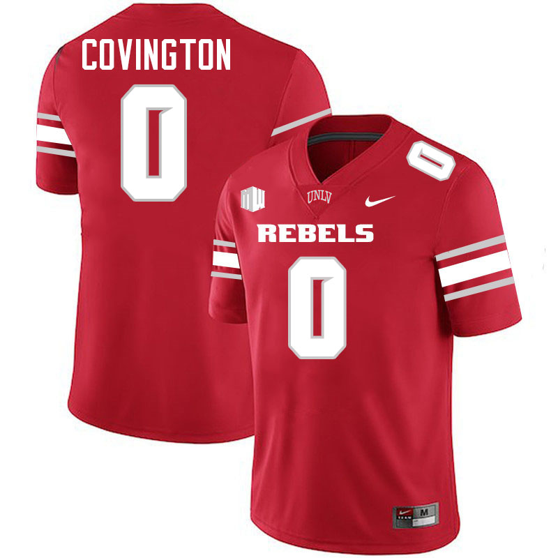 Jordan Covington UNLV Jersey,UNLV Rebels Football Uniforms,Jerseys,Gears-Scarlet